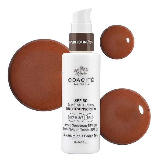 SPF 50 Flex-Perfecting™ Mineral Drops Tinted Sunscreen FIVE-VivaGrace Women