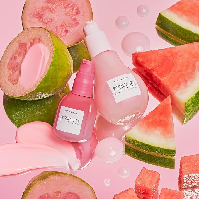 Glow Recipe Guava Vitamin C Brightening Eye Cream - Hydrating Under Eye Cream with Niacinamide, Peptides & Caffeine - Firming & Illuminating Dark Circles Under Eye Treatment for Puffiness (15ml)-VivaGrace Women