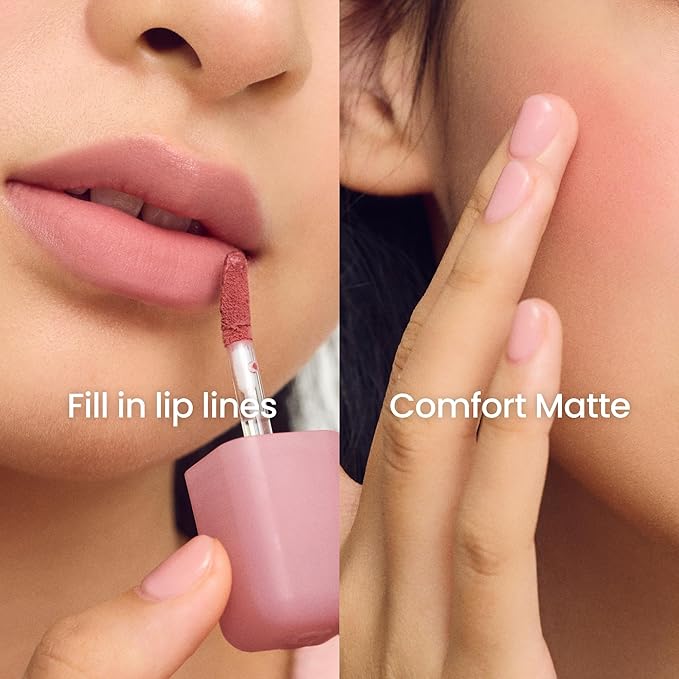 COLORGRAM NUDE BLUR TINT 04 CORAL LIT | Soft Velvet Matte Lip Stain & Cheek Tint | Lightweight Blurring Tint for a Smooth & Airbrushed Finish | 24H Hydration, Long-Lasting & Non-Sticky Formula-VivaGrace Women