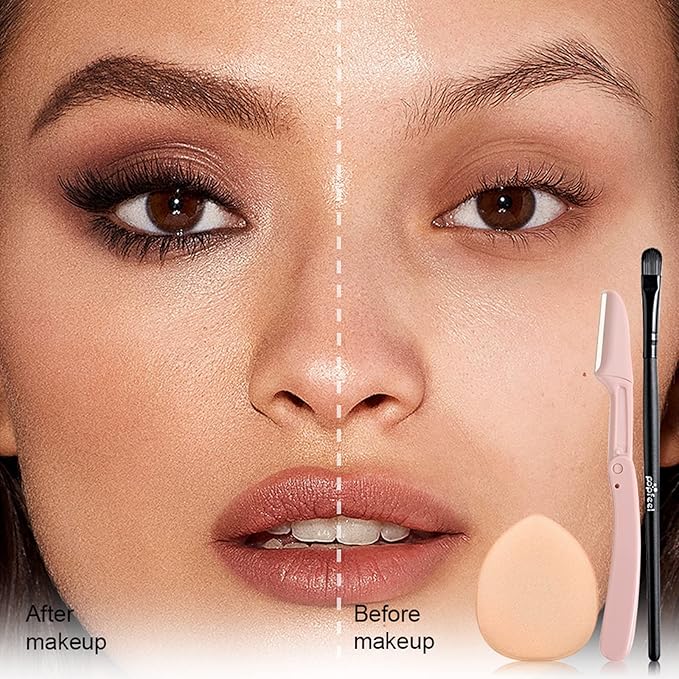 All-in-one Holiday Make up Gift Set | Makeup Kit for Women Full Kit Essential Starter Bundle Include Eyeshadow Palette Lipstick Blush Foundation Concealer Face Powder Mascara Lipgloss Brush-VivaGrace Women
