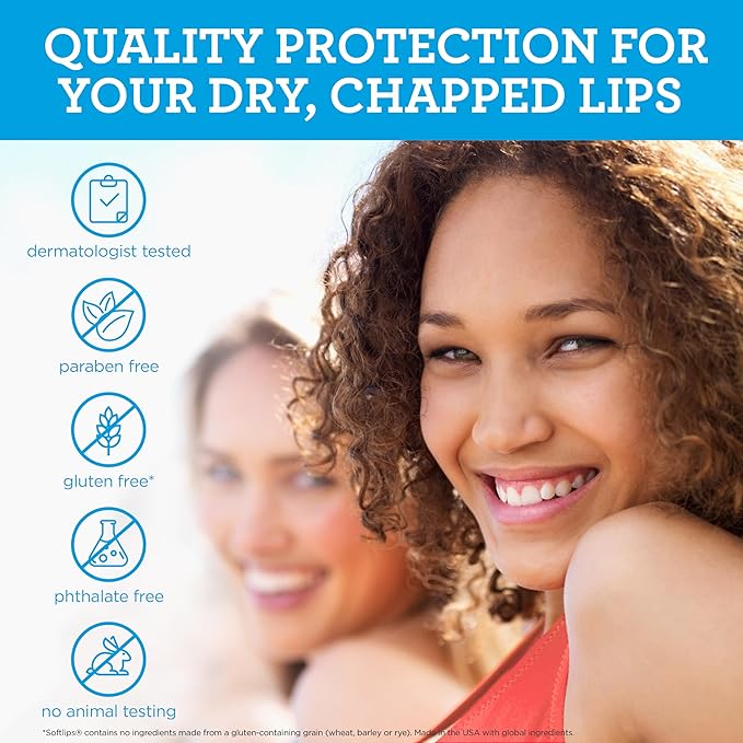 Softlips Lip Protectant SPF 20, Vanilla 2 count (Pack Of 6)-VivaGrace Women