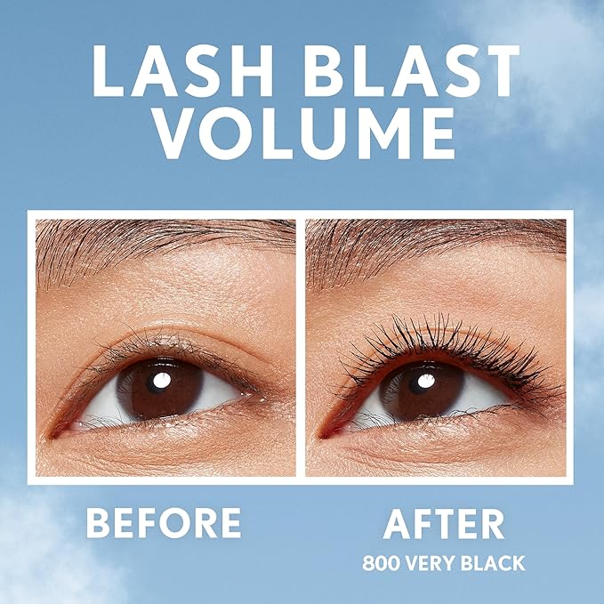 Covergirl Lash Blast Volume Waterproof Mascara, Very Black + Covergirl Clump Crusher Mascara, Very Black Bundle
