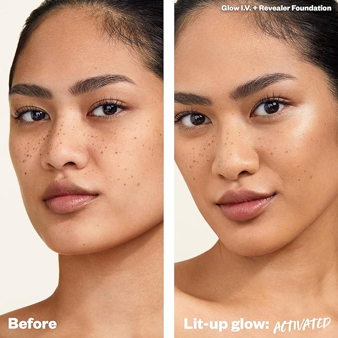 Kosas Glow I.V. Vitamin-Infused Skin Enhancer Face Makeup - Tinted Beauty Highlighter for a Healthy Glow - Radiate-VivaGrace Women