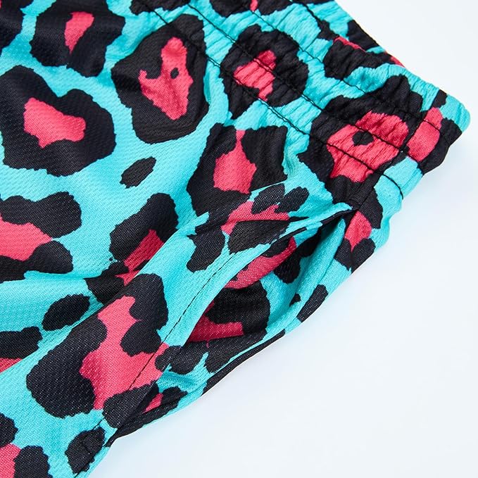 Fashion Funny Animal Printing Swim Trunks 5 inch Inseam Quick Dry Active Board Shorts for Men-VivaGrace Women