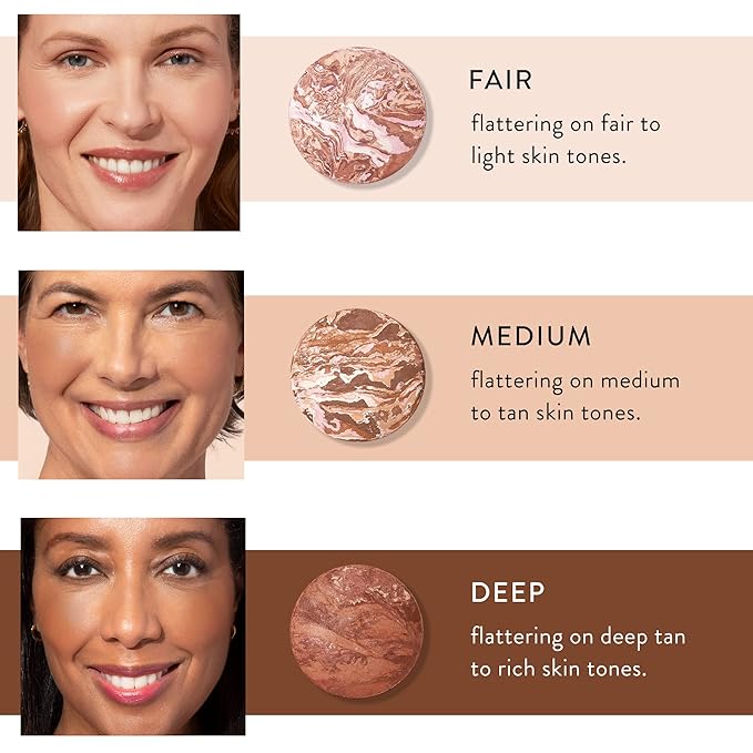 LAURA GELLER NEW YORK Bronze-n-Brighten Baked To Go - Travel Size - Fair - Natural Bronze Glow-VivaGrace Women