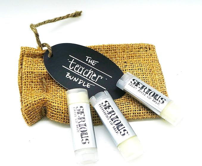The Teacher Bundle - Special Edition | Peppermint, Candy Apple & Coffee Flavors | All Natural Ingredients, Chemical Free, Handmade - Lip moisturizer and Healing-VivaGrace Women