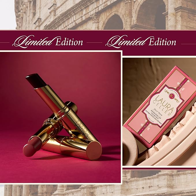 LAURA GELLER NEW YORK Jelly Balm Hydrating Lip Color Duo - Very Black Cherry + Sugar & Spice - Holiday 2024-VivaGrace Women