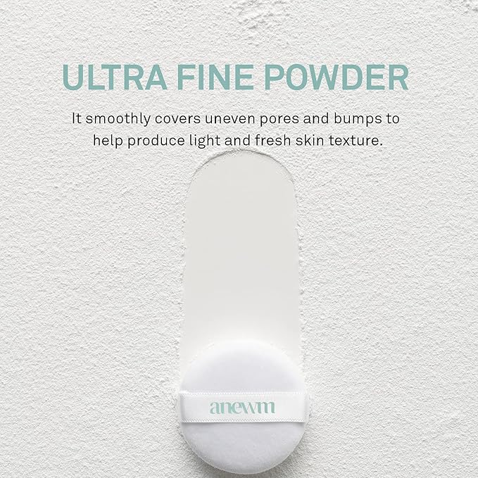 SAAT INSIGHT Anewm Sebum Control Drying Powder 5g - Oil Control Powder for Long-Lasting Clean Skin, Sebum Control Blotting Powder to Provide Transparent Makeup Finish, and Blur Fine Lines & Pores-VivaGrace Women
