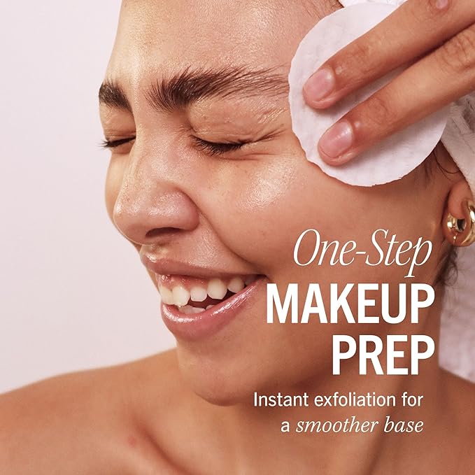 First Aid Beauty - Facial Radiance Pads with Glycolic & Lactic Acids, Daily Exfoliating Pads with AHA that Help Tone & Brighten Skin, Makeup Prep Pads, Compostable for Daily Use, 90 Pads
