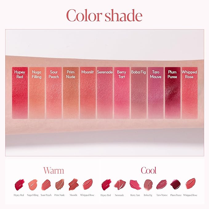 Espoir Couture Lip Tint Fitting Blur #10 Plum Puree 0.14oz | Soft and Creamy Color for Blurry Lip Look | Smudge-Proof Fixing Lip Stain | Lightweight and Comfortable Matte Finish-VivaGrace Women