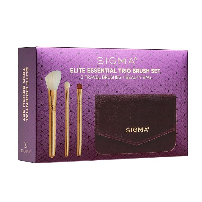 Sigma Beauty Beauty Elite Essential Trio Brush-VivaGrace Women