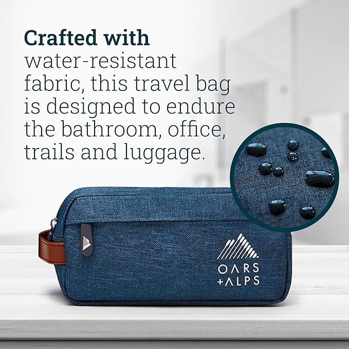 Oars + Alps Ultimate Oarsman Skin Care Kit for Men, Includes Face Wash, Eye Roller, Deodorant, Lip Balm, Moisturizer, and Travel Bag, TSA Friendly, 5 Items Total-VivaGrace Women