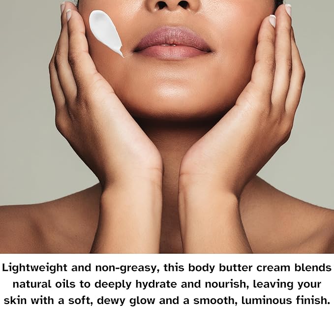 Ultra Moisturizing & Hydrating Body Butter Cream with Botanical Oils, Natural Ceramides, Hyaluronic Acid, Squalane, Cupuacu & Mango Butters-Heal, Soften & Repair Dry Skin 8oz-VivaGrace Women