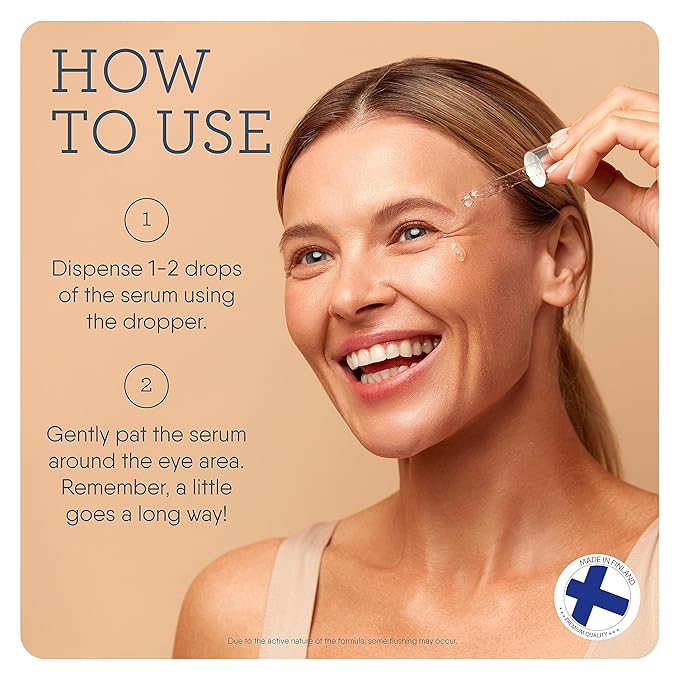Egoboost Eye Serum - Eye Serum for Dark Circles and Puffiness, Hydrating Serum, Bright and Tight Eye Serum in Facial Skin Care Products, Mushroom Extract Eye Serum for Wrinkles-VivaGrace Women