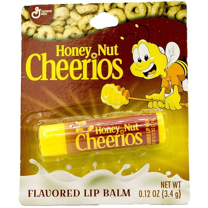 Cereal Flavored Lip Balm Set (5 Pack) Cocoa Puffs, Lucky Charms, Honey Nut Cheerios, Cinnamon Toast Crunch, and Trix-VivaGrace Women
