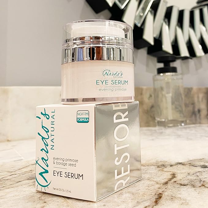 All Natural Anti-Aging Under Eye Cream, for Wrinkles, Dark Circles, Puffy Eyes, Smooth Skin, Moisture, Balance and Hydrate, Night Serum,.5 Oz Made in the USA by Nardo’s Natural Skin Care Products-VivaGrace Women