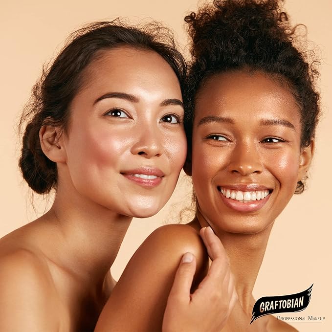 Graftobian HD Glamour Crème Foundation 1/2oz, Weightless Full Coverage Makeup, 65 Inclusive Shades, For All Skin Types, Natural or Full-Glam Looks, For Professionals and Beginners, Sandstone-VivaGrace Women