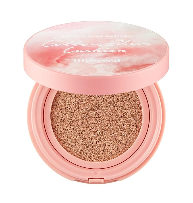 Cotton Blur Cushion SPF50+PA+++ - Skin Cover, Long-Lasting, Powdery Finish for a Flawless Look (23 Natural Cotton)-VivaGrace Women