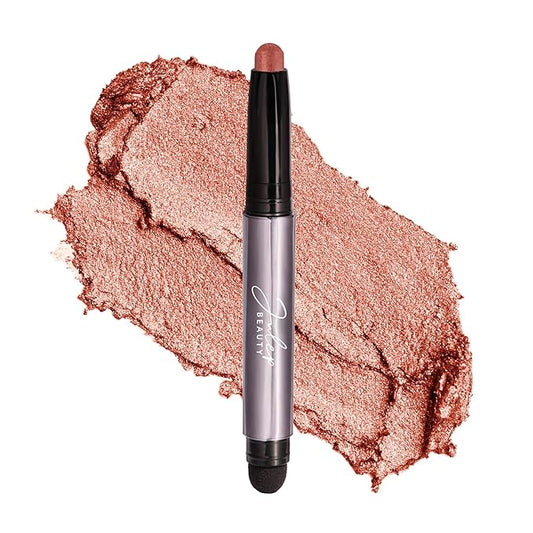 Julep Eyeshadow 101 Cream-to-Powder Waterproof Shadow Stick – Flame Shimmer – Long-Lasting, Crease-Proof, Warm Orange Toned Shimmer Cream Eyeshadow with Built-in Smudger-VivaGrace Women