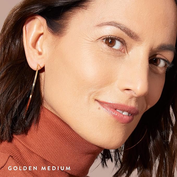 LAURA GELLER NEW YORK Baked Double Take Powder Foundation - Golden Medium - Buildable Medium to Full Coverage - Matte Finish-VivaGrace Women