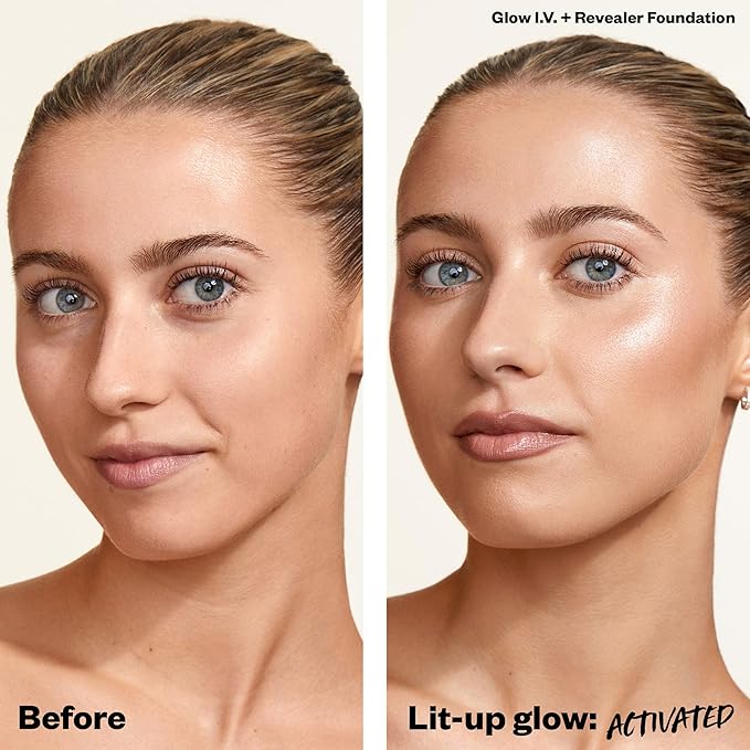 Kosas Glow I.V. Vitamin-Infused Skin Enhancer Face Makeup - Tinted Beauty Highlighter for a Healthy Glow - Illuminate-VivaGrace Women