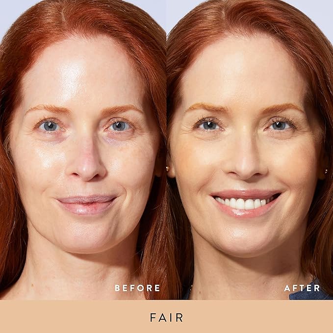 LAURA GELLER NEW YORK Baked Balance-n-Brighten Foundation with Kabuki Brush Makeup Set, Fair-VivaGrace Women