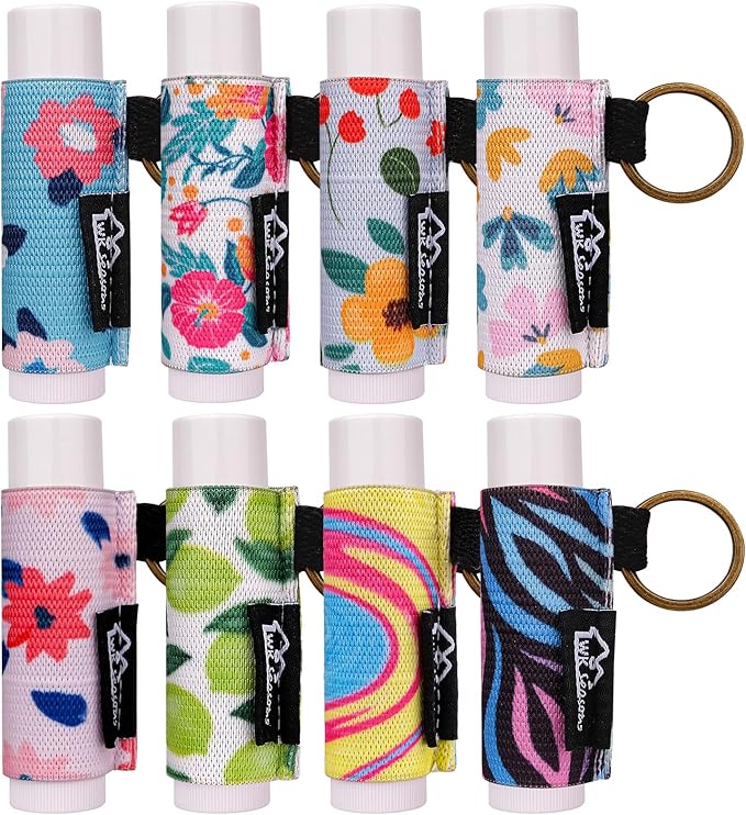 WK IEASON Lip Balm Holder Keychain Bulk Chapstick Holder Key chain-VivaGrace Women