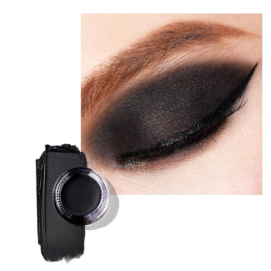 Oulac Matte Eyeshadow - Black Matte Finish Blendable Smokey Eye, Waterproof & Longwear Up to 12H Intense Color for Halloween Makeup, Goth Makeup-VivaGrace Women