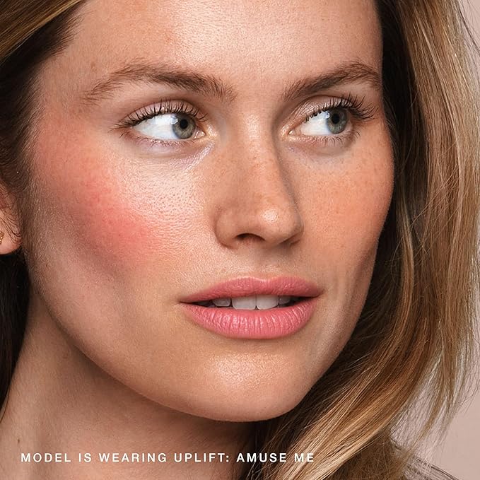 Jouer Blush & Bloom Cheek + Lip Duo - Hydrating Cream Blush Stick for Lip and Cheek Tint - Moisturizing Rose Hip and Squalane Oil Formula, Uplift-VivaGrace Women