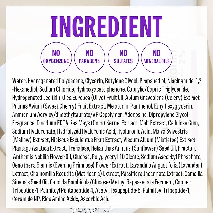 Time Return Melatonin Cream Toner | Highly Moisturizing Facial Toner for Sensitive Skin | Clarifying & Calming Toner for Face | Hydrating Toner for Face | Toner Cream Skin Toner (6.76 fl oz)-VivaGrace Women