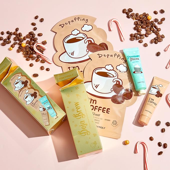 TONYMOLY Deja Brew Coffee Skincare Set, 3.2 oz.-VivaGrace Women