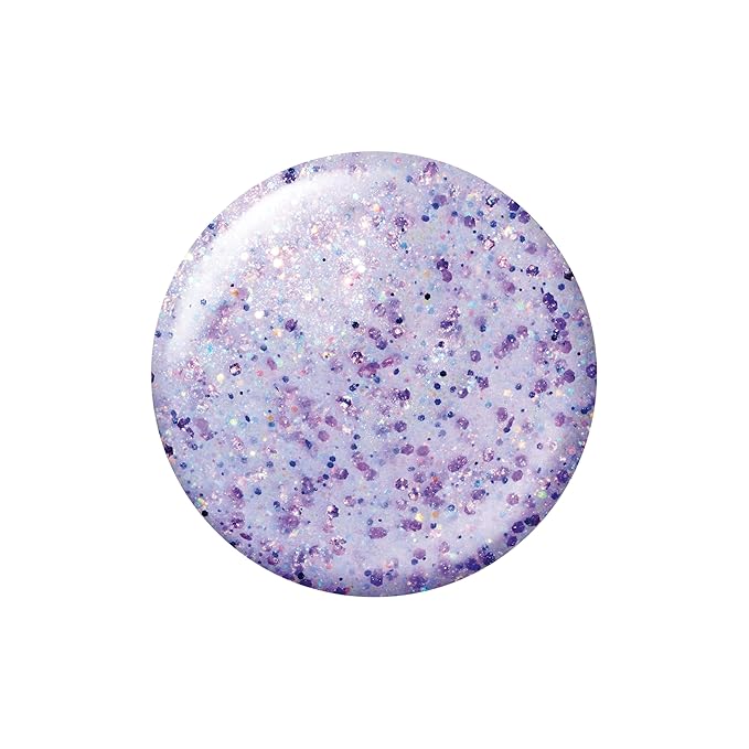 Sally Hansen Insta-Dri, Glimmer Top Coat, Quick Dry, Long Lasting, Sheer, Shimmery Purple Nail Polish