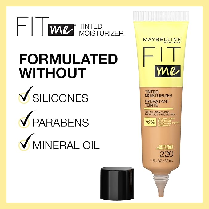 Maybelline New York Maybelline Fit Me Tinted Moisturizer, 355, 1 Fl. Ounce ., 355, 1 fluid_ounces (Pack of 2)-VivaGrace Women