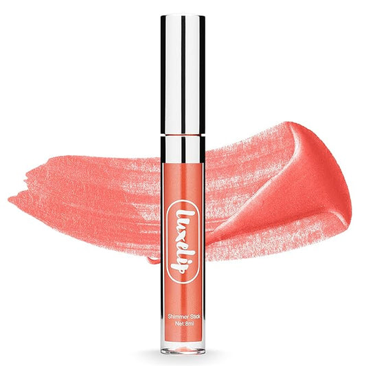 LuxeLip™ Matte Lipstick, Hydrating Non-Sticky Lip Gloss for Luminous Shine & Moisturized Lips, Lightweight, Long-Lasting Glossy Finish, Cruelty-Free Lip Makeup for Women (Dusky Petal, 8ml)-VivaGrace Women