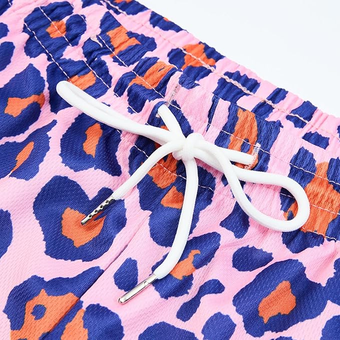 Fashion Funny Animal Printing Swim Trunks 5 inch Inseam Quick Dry Active Board Shorts for Men-VivaGrace Women