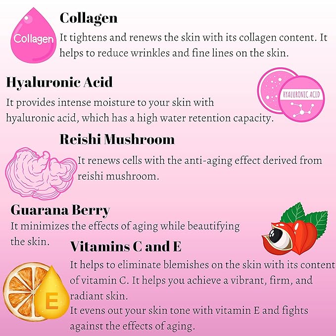 Face Primer Cream with Vitamin C and D, Collogen, Hyalurocic Acid, and Natural Extracts for Anti-Aging Moisturization-VivaGrace Women