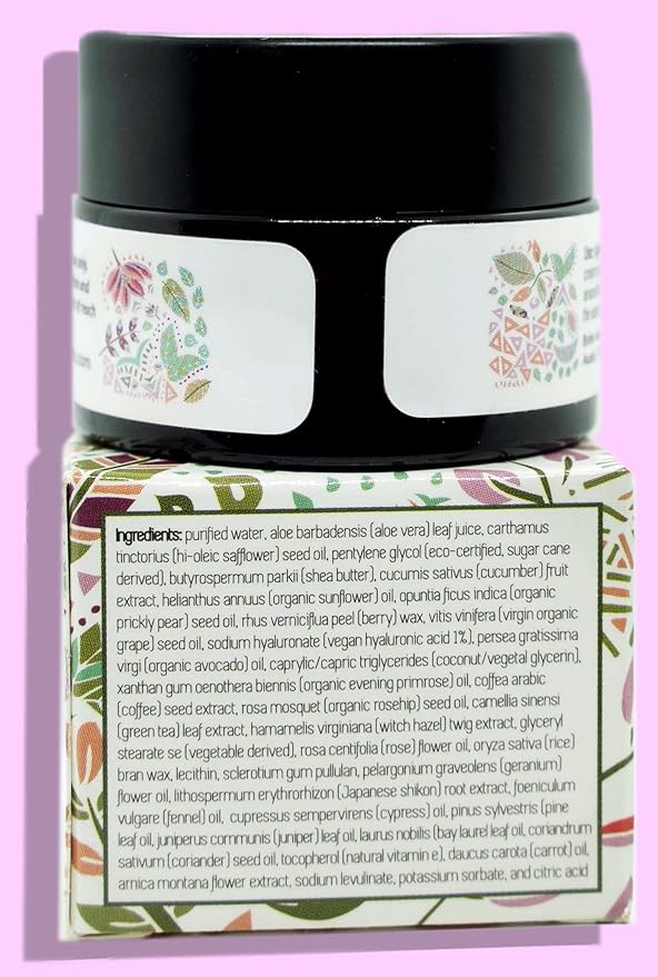 Wild Rose Renewal Eye Cream, Under Eye Cream, Natural Eye Cream for dark circles and fine lines, Green Beauty Product for under Eye area, Natural Skin Care .55 FL OZ (16.26ml)-VivaGrace Women