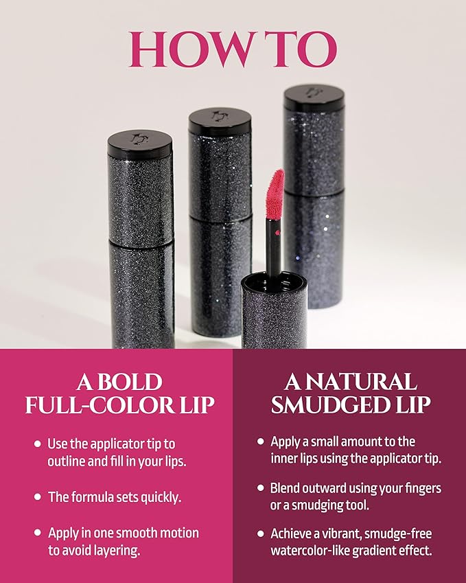 HEVVYMAKEUP Ultra Stay-On Lip Coloring Tint - Vibrant Matte Finish Lip Tint - Long Lasting Airy Weightless Lips with Perfect Fixing - Korean Lip Makeup, Metro Pink, 0.11oz.-VivaGrace Women