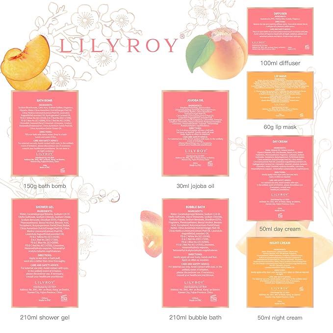 Mothers Day Gifts for Mom - 23-Piece Luxury Bath & Body Gift Basket for Women, Spa Kit for Her, Self Care Kit with Necklace, Diffuser & More | Perfect for Holiday, Christmas, Valentine's Day, Birthday-VivaGrace Women