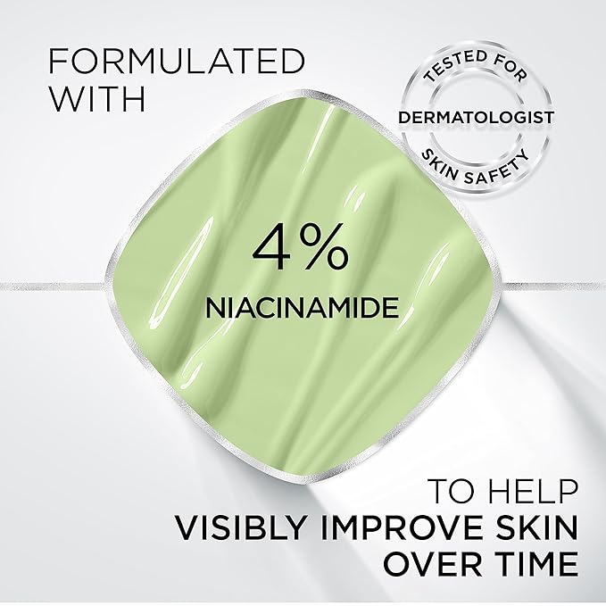 L'Oreal Paris Prime Lab Up to 24H Redness Eraser Face Primer Infused with Niacinamide to Reduce Face Redness and Extend Makeup Wear, 1.01 Fl Oz-VivaGrace Women