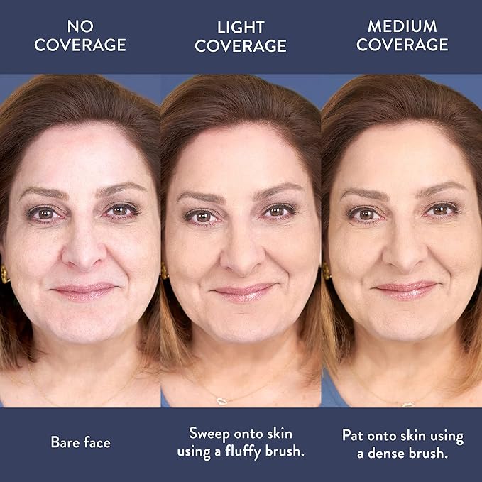 LAURA GELLER NEW YORK Award-Winning Baked Balance-n-Brighten Color Correcting Powder Foundation - Porcelain - Buildable Light to Medium Coverage - Demi-Matte Natural Finish-VivaGrace Women