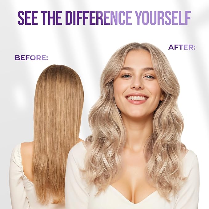 SUNATORIA New Keratin Purple Hair Mask- Blonde Hair Purple Toner - Repair & Nourishment Treatment For Bleached, Brassy Hair - Blue Hair Mask, No Yellow Tones - Deep Conditioner For Color Treated Locks-VivaGrace Women