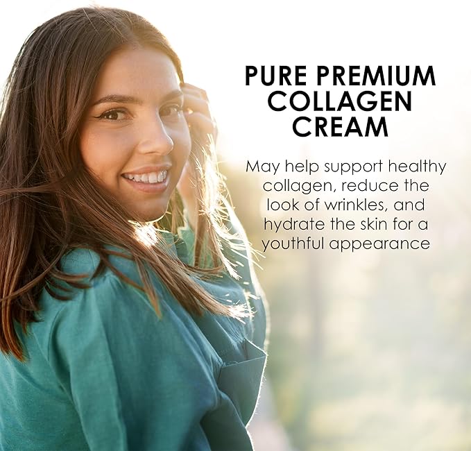 MASON NATURAL Collagen Premium Skin Cream - Anti Aging Face and Body Moisturizer, Intense Skin Hydration and Firmness, Pear Scent, Paraben Free, 2 OZ (3-Pack)