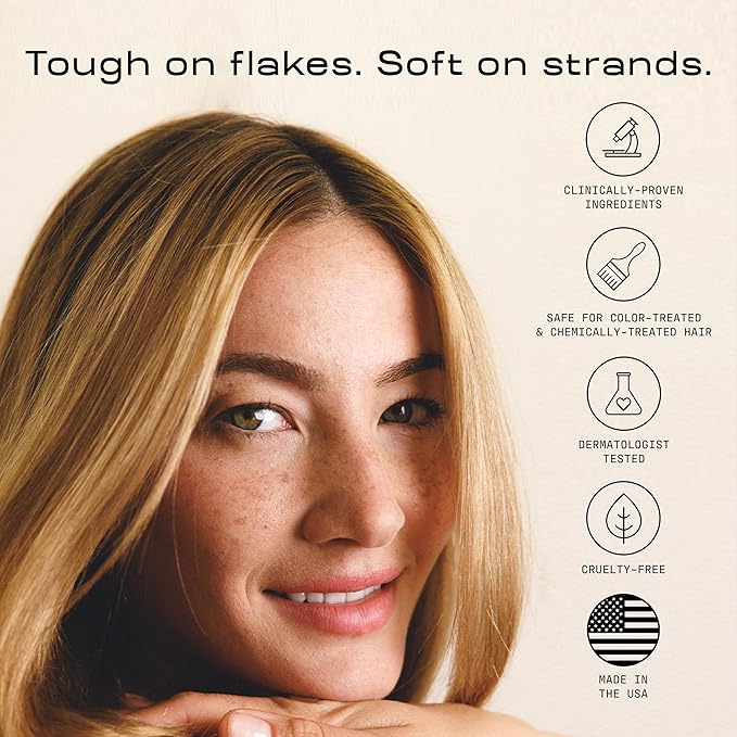 Jupiter, Dermatologist-Formulated Anti-Dandruff Shampoo, Conditioner, & Scalp Scrubber, for Women & Men, for Flaky, Itchy, Oily, & Dry Scalp, Vegan, Sulfate-Free, Color-Safe, & Paraben-Free, with Zinc-VivaGrace Women