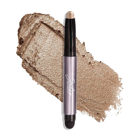 Julep Eyeshadow 101 Cream-to-Powder Waterproof Shadow Stick – Silver Moonlight Shimmer – Long-Lasting, Crease-Proof, Medium Golden-Beige Shimmer Eyeshadow with Built-in Smudger-VivaGrace Women