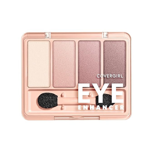 COVERGIRL - Eye Enhancers 4-Kit Eyeshadow, silky, sheer formula, double ended applicator, 100% Cruelty-free-VivaGrace Women