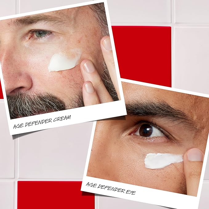 Kiehl's Dad's Age Defenders Skincare Gift Set – 2-Piece Full Size Skincare Set for Men with Firming & Lifting Anti-Aging Moisturizer and Eye Cream for Men, Minimizes Look of Fine Lines and Wrinkles-VivaGrace Women