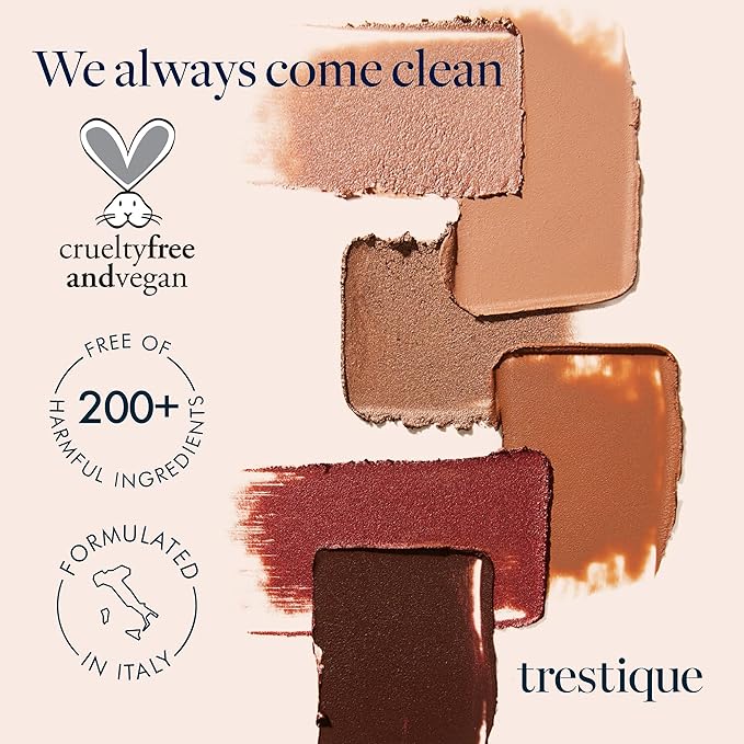 trestique Bronzer Stick, Refillable Contour Stick With Built-In Blending Brush, Sustainable Contour Makeup, Clean Beauty Cream Bronzer-VivaGrace Women