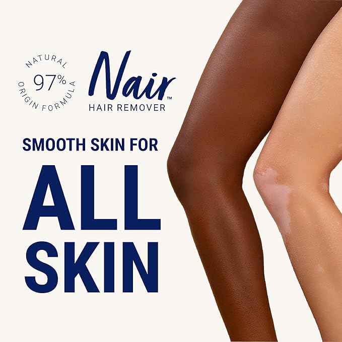 Nair Hair Remover Wax Ready Strips for Legs & Body, No Mess Waxing Kit for Hair Removal, 3-pack Wax Strips, 40ct Each Wax Kit