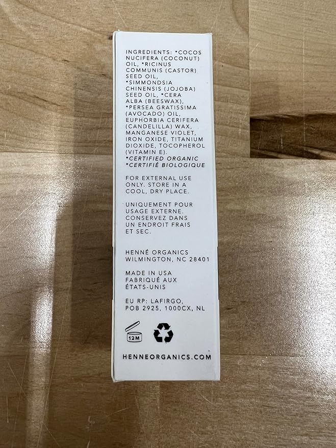 Henné Organics Luxury Lip Tint - Moisturizing, Sheer Natural Color - Muse (Berry Mauve)-VivaGrace Women